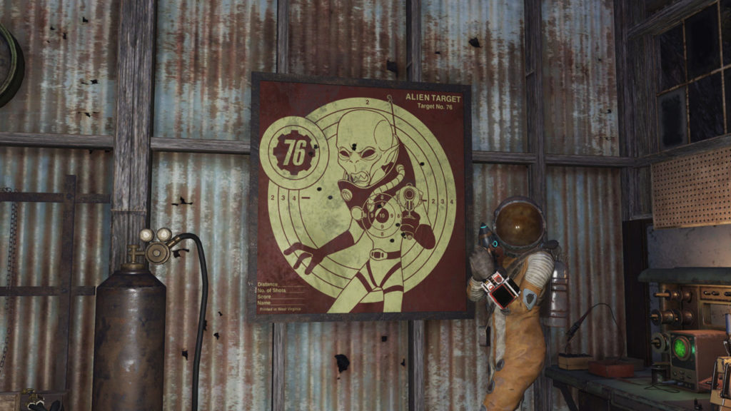 Fallout 76 Invaders from Beyond Target